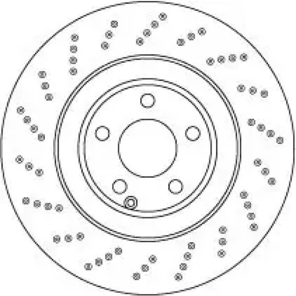 TRW Ön Fren Diski – DF6668S / OEM A2184210412