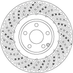TRW Ön Fren Diski – DF6674S / OEM A1724210212