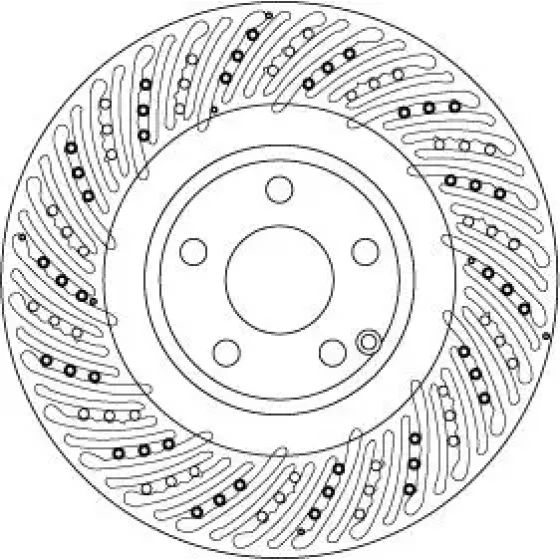 TRW Ön Fren Diski – DF6674S / OEM A1724210212 ürün görseli
