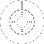 TRW Ön Fren Diski – DF6794 / OEM 51712C8000