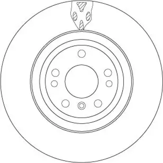 TRW Ön Fren Diski – DF6833S / OEM A1664211300 ürün görseli