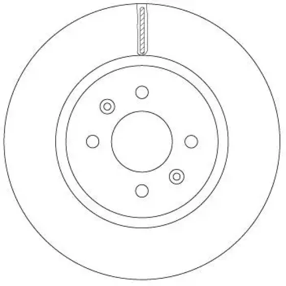 TRW Ön Fren Diski – DF6842 / OEM 51712C8500 ürün görseli