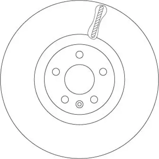 TRW Ön Fren Diski – DF6939S / OEM 31471752 ürün görseli