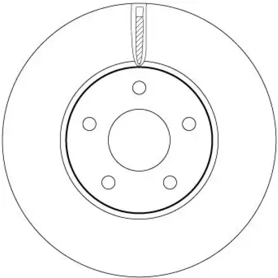 TRW Ön Fren Diski – DF6975 / OEM 2305503 ürün görseli