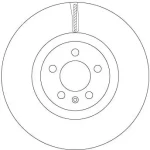 TRW Ön Fren Diski – DF6983S / OEM 2Q0615301N