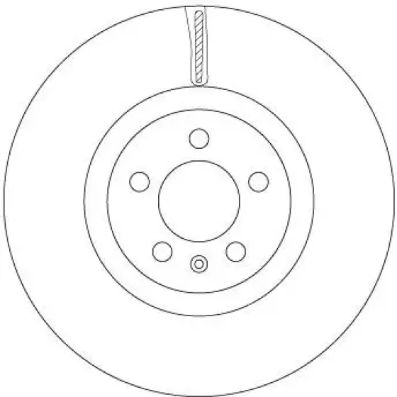 TRW Ön Fren Diski – DF6983S / OEM 2Q0615301N ürün görseli