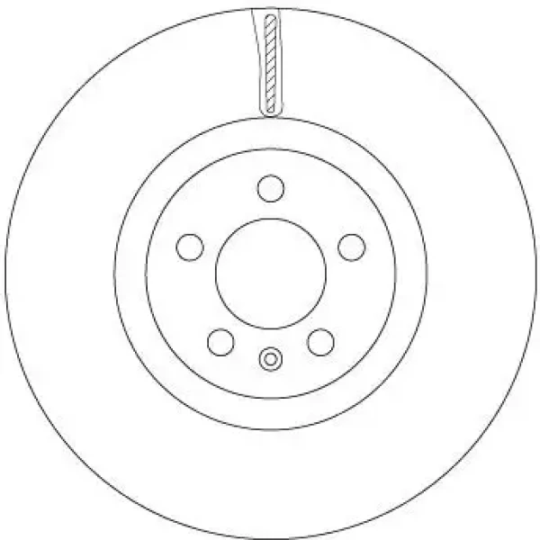 TRW Ön Fren Diski – DF6983S / OEM 2Q0615301N