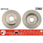 TRW Ön Fren Diski – DF7218 / OEM 9053332