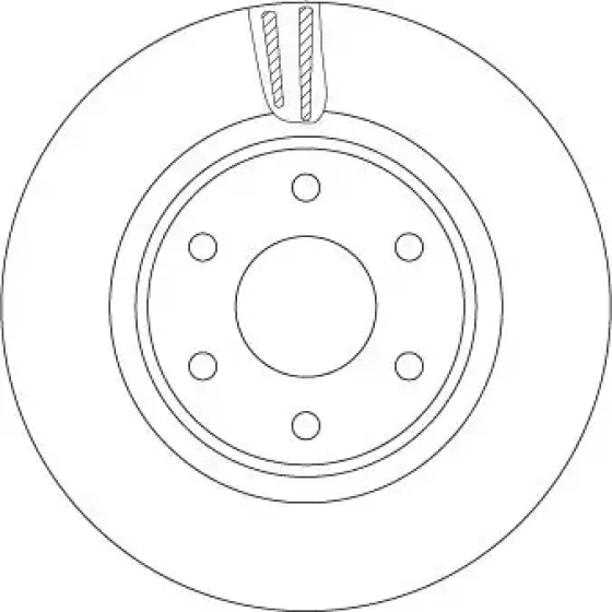 TRW Ön Fren Diski – DF7458S / OEM 402064KJ1B ürün görseli
