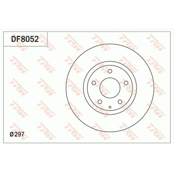 TRW Ön Fren Diski – DF8052 ürün görseli