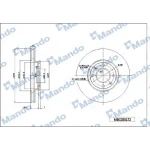 Mando Ön Fren Diski – MBC030172 / OEM 517121G000