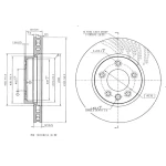 MGA Ön Fren Diski (Sağ) – 50640 / OEM 7L6615302N