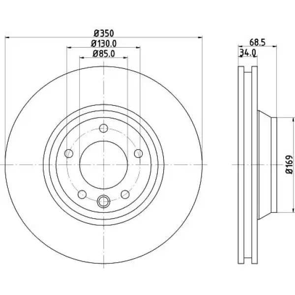 Hella Ön Fren Diski (Sağ) – 8DD355128-071
