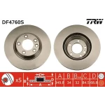 TRW Ön Fren Diski (Sağ) – DF4760S