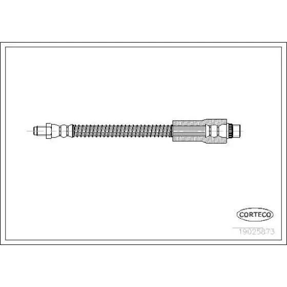 Corteco Ön Fren Hortumu – 19025873 / OEM 4806C1 ürün görseli