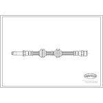 Corteco Ön Fren Hortumu – 19032848 / OEM A6384280835
