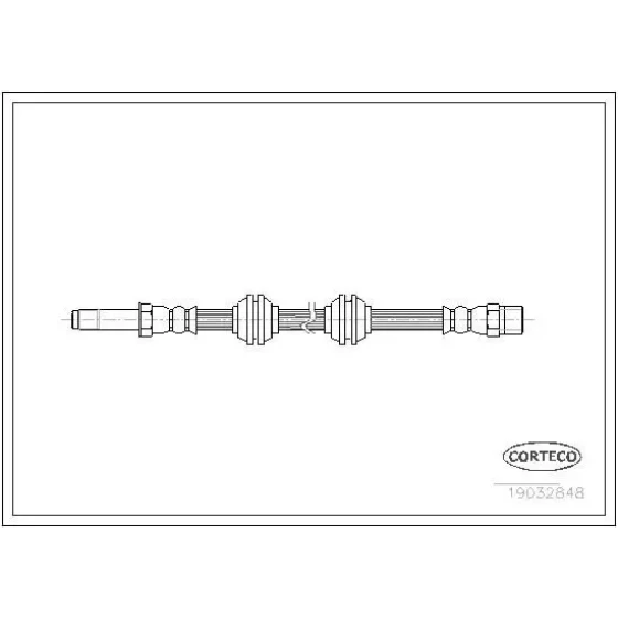 Corteco Ön Fren Hortumu – 19032848 / OEM A6384280835 ürün görseli