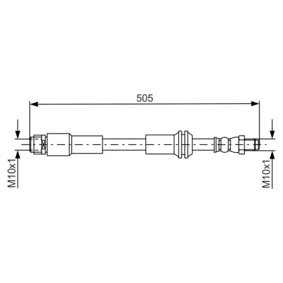 Bosch Ön Fren Hortumu – 1987481675 / OEM A2464200248 ürün görseli
