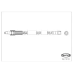 Corteco Ön Fren Hortumu – 49416134 / OEM A2054200248