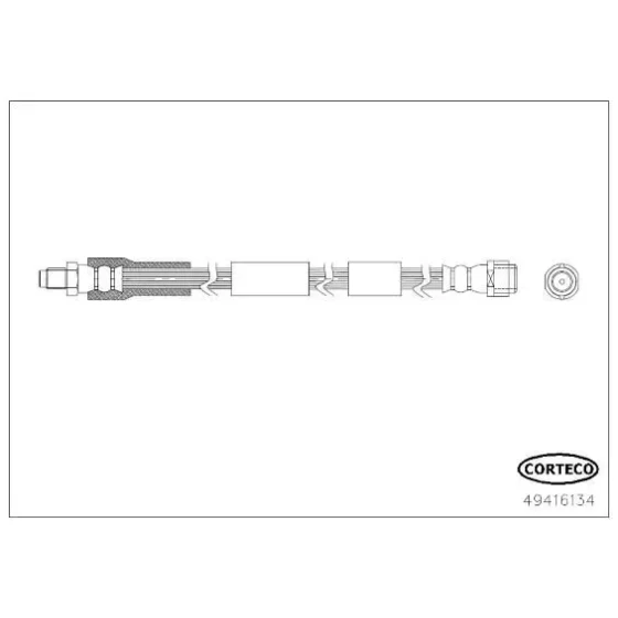 Corteco Ön Fren Hortumu – 49416134 / OEM A2054200248 ürün görseli