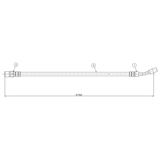 CAVO Ön Fren Hortumu – C800062A / OEM 562377904 ürün görseli