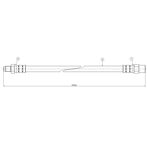 CAVO Ön Fren Hortumu – C800112A / OEM 1294280035