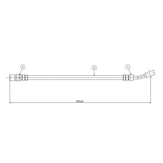 CAVO Ön Fren Hortumu – C800446A / OEM 96212323 ürün görseli