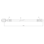 CAVO Ön Fren Hortumu – C800542A / OEM 6N0611701B
