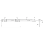CAVO Ön Fren Hortumu – C900121A / OEM B45543980