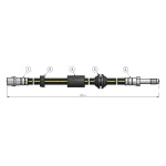 CAVO Ön Fren Hortumu – C900600A / OEM 306817233