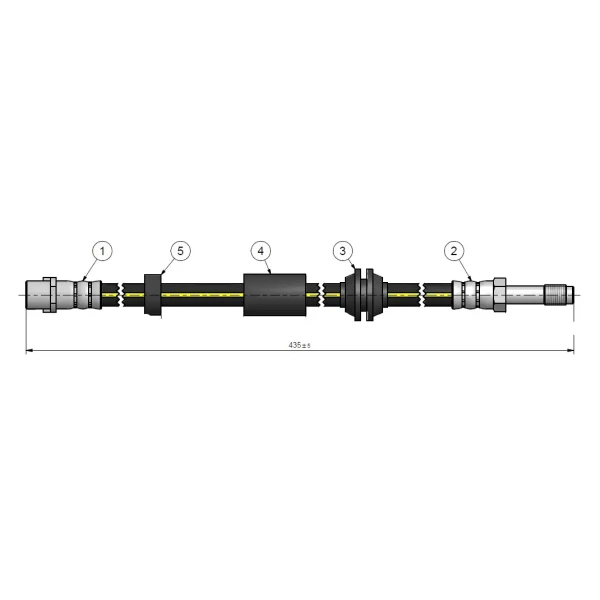 CAVO Ön Fren Hortumu – C900600A / OEM 306817233