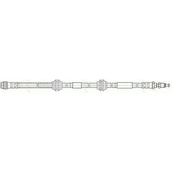 TRW Ön Fren Hortumu – PHB576 / OEM 7L6611701B ürün görseli
