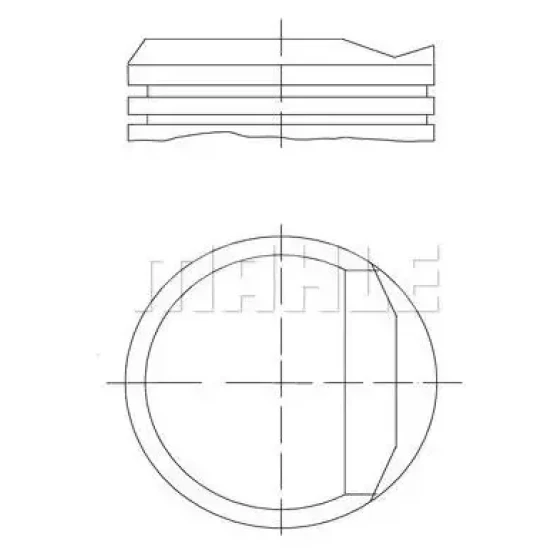 Mahle Piston Gömlek Segman (Set) – 0222990 / OEM 7700564872 ürün görseli