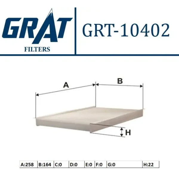 GRAT Polen Filtresi – 10402 / OEM 7082301