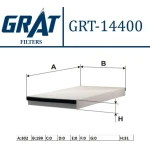 GRAT Polen Filtresi – 14400 / OEM 1808610