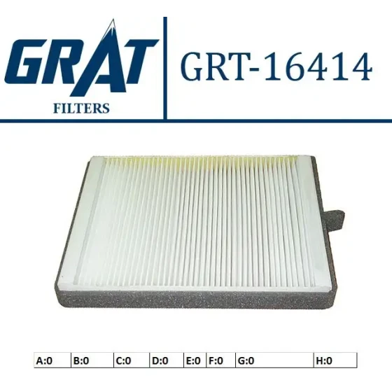 GRAT Polen Filtresi – 16414 / OEM 9761725000 ürün görseli