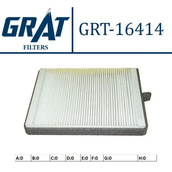 GRAT Polen Filtresi – 16414 / OEM 9761725000