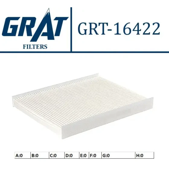 GRAT Polen Filtresi – 16422 / OEM 971332B005 ürün görseli
