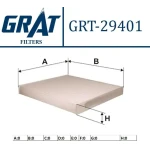 GRAT Polen Filtresi – 29401 / OEM BP4K61J6XA9A