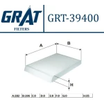 GRAT Polen Filtresi – 39400 / OEM 30767022