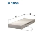 Filtron Polen Filtresi – K1058 / OEM 935632