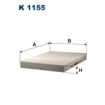 Filtron Polen Filtresi – K1155 / OEM 7H0819631