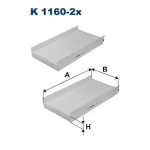 Filtron Polen Filtresi – K1160-2X / OEM 64316935822