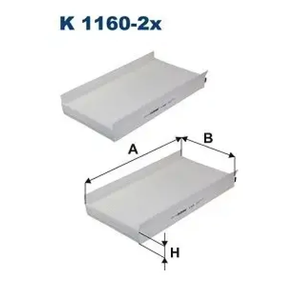 Filtron Polen Filtresi – K1160-2X / OEM 64316935822