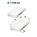 Filtron Polen Filtresi – K1198-2X