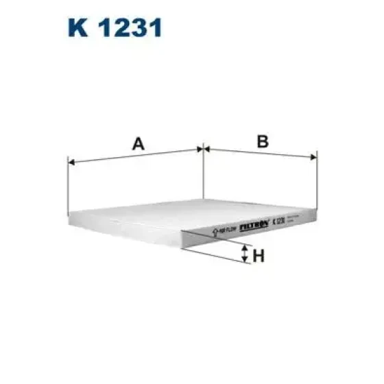 Filtron Polen Filtresi – K1231 ürün görseli