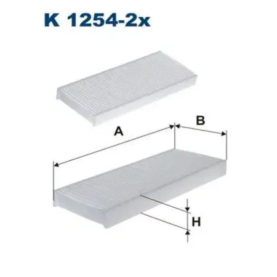 Filtron Polen Filtresi – K1254-2X / OEM 27274EA000 ürün görseli