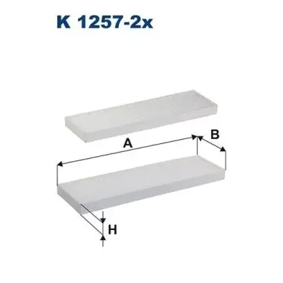 Filtron Polen Filtresi – K1257-2X / OEM 971331J000AT ürün görseli