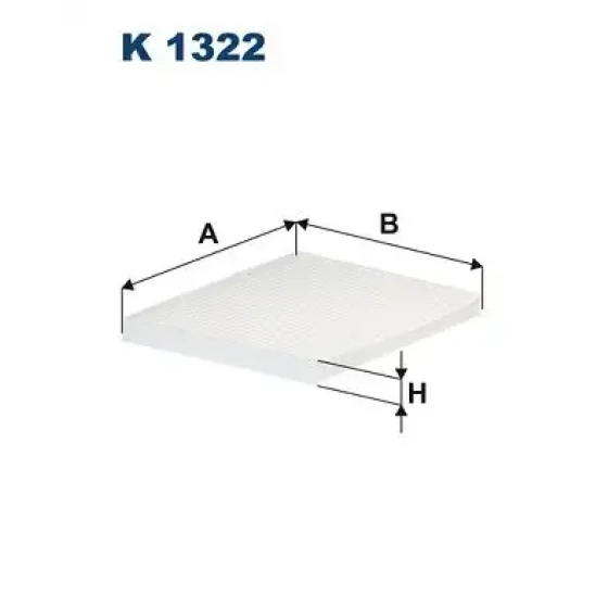 Filtron Polen Filtresi – K1322 / OEM 6000633304 ürün görseli