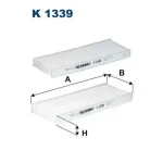 Filtron Polen Filtresi – K1339-2X / OEM 9814237680